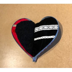 Voyageur gris et rouge